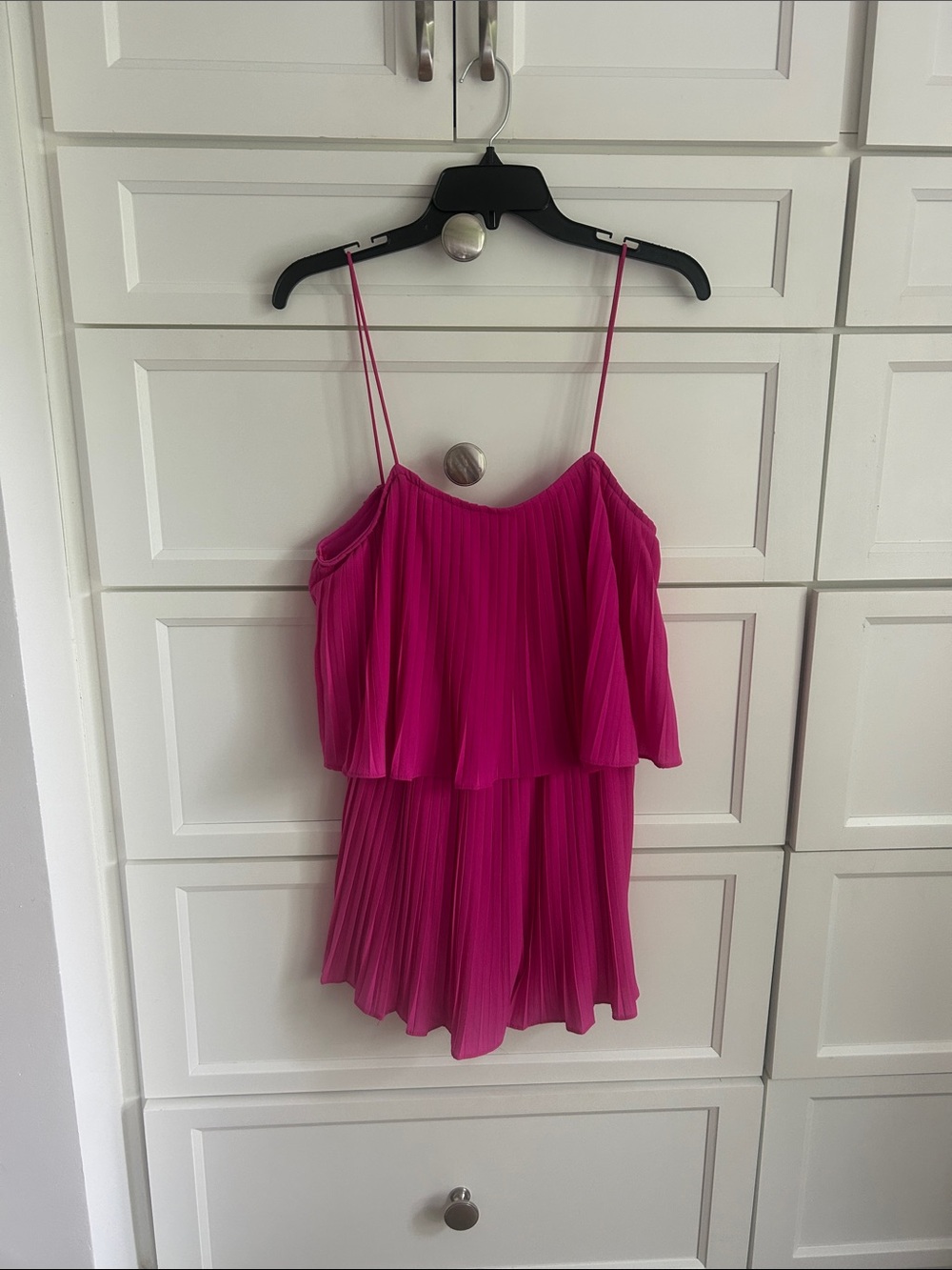 She & Sky Hot Pink Romper